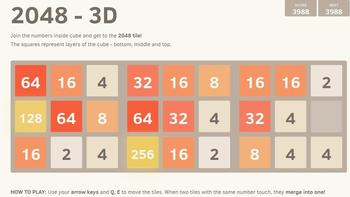::::::::: 2048 3D ::::::::::::::::::  BEST GAME 2016 