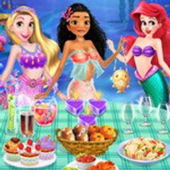 Princesses Turn Into Mermaid