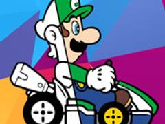 Mario Driving Coloring Book