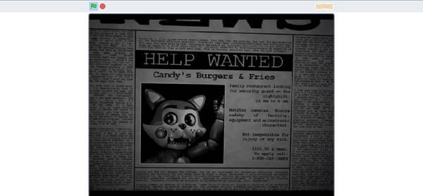five nights at candys 3 start screen