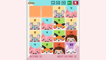 How to play 2048 -cuteness-edition game | Free online games | MantiGames.com 