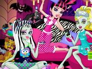 Monster Slumber Party Funny Faces