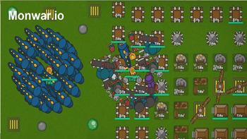 Monwar.io All Powerful Military Monster (New .io Game) 