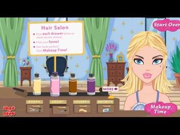 Good Old Barbie games  My Scene Beauty Studio Game Play + link to play game! 