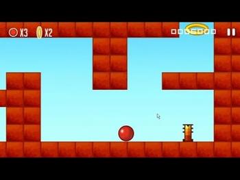 Bounce return ball evade game level1 and level2 complete 