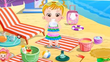 Baby Hazel at Beach - BABY HAZEL GAMES 