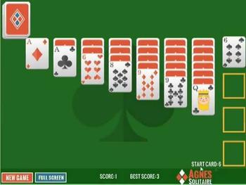 Agnes Solitaire Tutorial 