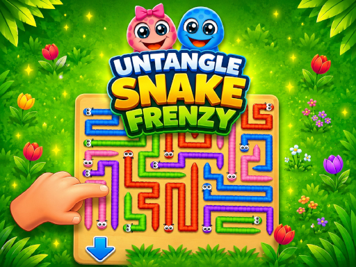 Untangle Snake Frenzy Game - Play Untangle Snake Frenzy Online for Free ...