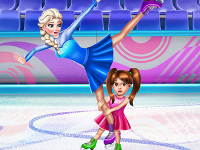 american girl ice skating game