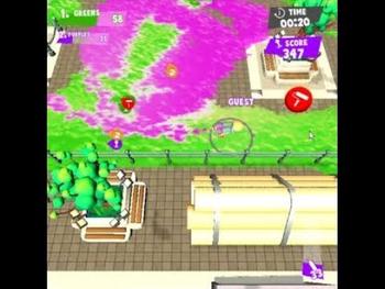 Inkwars.io mouse skill game team greens win 