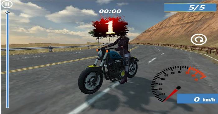 how o you get to vr mode in moto racer 4