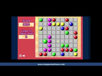 Ball Lines - Brain Game - Sheppard Software 