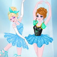 Elsa And Anna Ballet Dancer