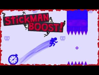 Play Stickman Boost!  Free Online Games. KidzSearch.com