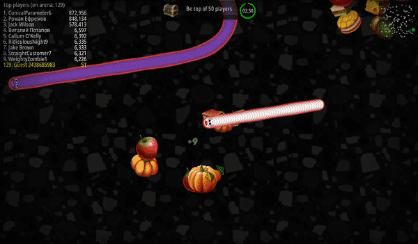 Hungry Snake Games Online - io Battle Games - Worm Snake Slither