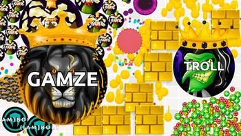 LEGENDARY TROLLING PEOPLE IN AGMA.IO ( Game Like Agar.io ) 