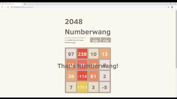2048 Numberwang I WON!!!!!!!!!!!!!!!!!!!!!!!!!!!!!!!!! 