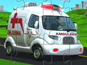 Cartoon Ambulance Van