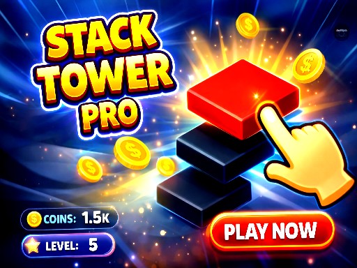 Stack Tower Pro Game - Play Stack Tower Pro Online for Free at YaksGames