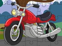 Cartoon Motorbike Jigsaw
