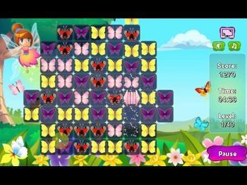Game Butterfly Match 3 