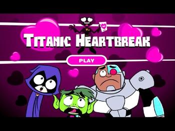 Teen Titans - TITANIC HEARTBREAK (Cartoon Network Games) 