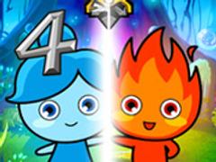 Fireboy And Watergirl 3: The Ice Temple Level 4 Full Gameplay 