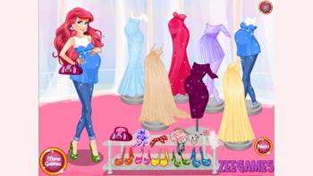 How to play Pregnant Princesses Fashion Outfits game | Free online games | MantiGames.com 