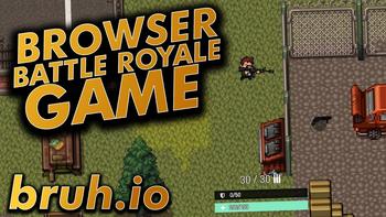 Playing a BROWSER Battle Royale Game! (bruh.io) 