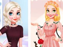 Elsa Vs Rapunzel Fashion Game