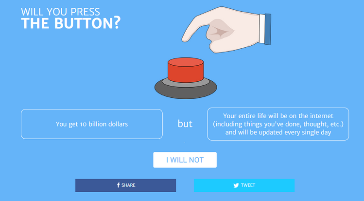 YES or NO?  Will You Press The Button #7 
