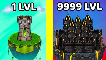 CastleWars.io - ALL LEVELS MAXIMUM EVOLUTION | WORLD RECORD 