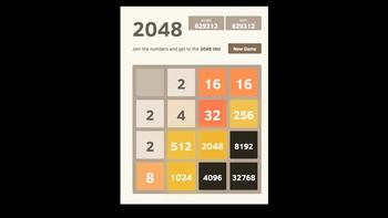 2048 AI - 32768 Tile Achieved, Score 630304 