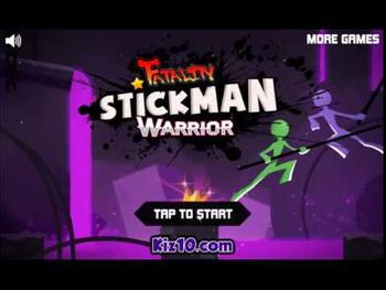 Stickman Warrior Fatality - Game Walkthrough  Kiz10.com - Taptapking.com 