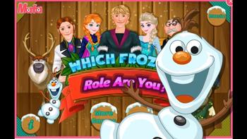 Disney puzzle  Games Which Frozen Role Are You- Baby Games for Kids 