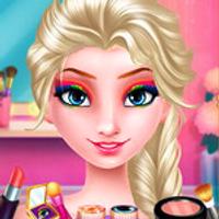 Elsa's Rainbow Style 1 Eye Makeup