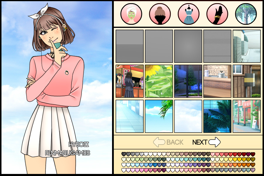 Heroine Creator Dress up Game