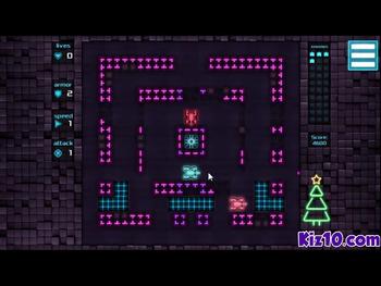 Neon Battle Tank - Game Walkthrough  Kiz10.com 