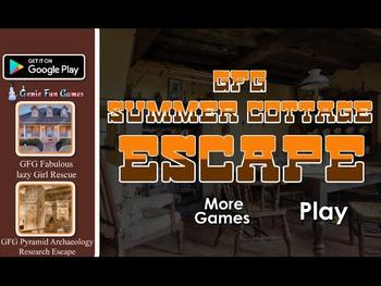 GFG Summer Cottage Escape Walkthrough [GenieFunGames] 