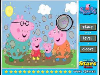 Peppa Pig Hidden Stars Game 