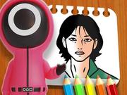 Squid Game Coloring Book