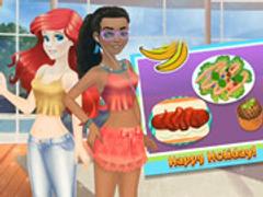 Ariel And Moana Princess On Vacation