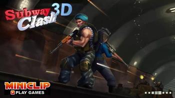 Subway Clash 3D - Super Heroes Games 4 Kids 