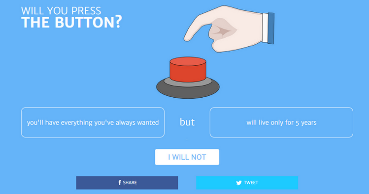 Will You Press The Button? Game - Play Will You Press The Button? Online  for Free at YaksGames