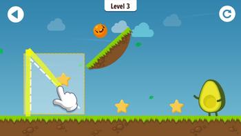 Where's My Avocado? Draw lines Android Gameplay 