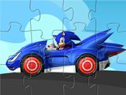 Sonic Fast Car Puzzle