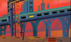 Helicopter landing Escape