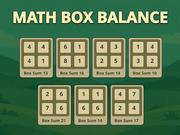 Math Box Balance