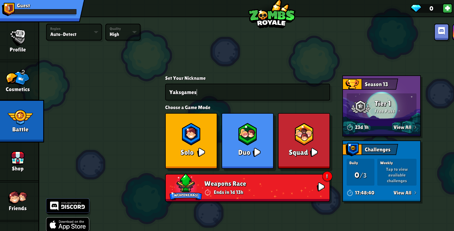 Zombs Royale io — Play for free at