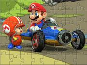 Mario And Toad Car Puzzle